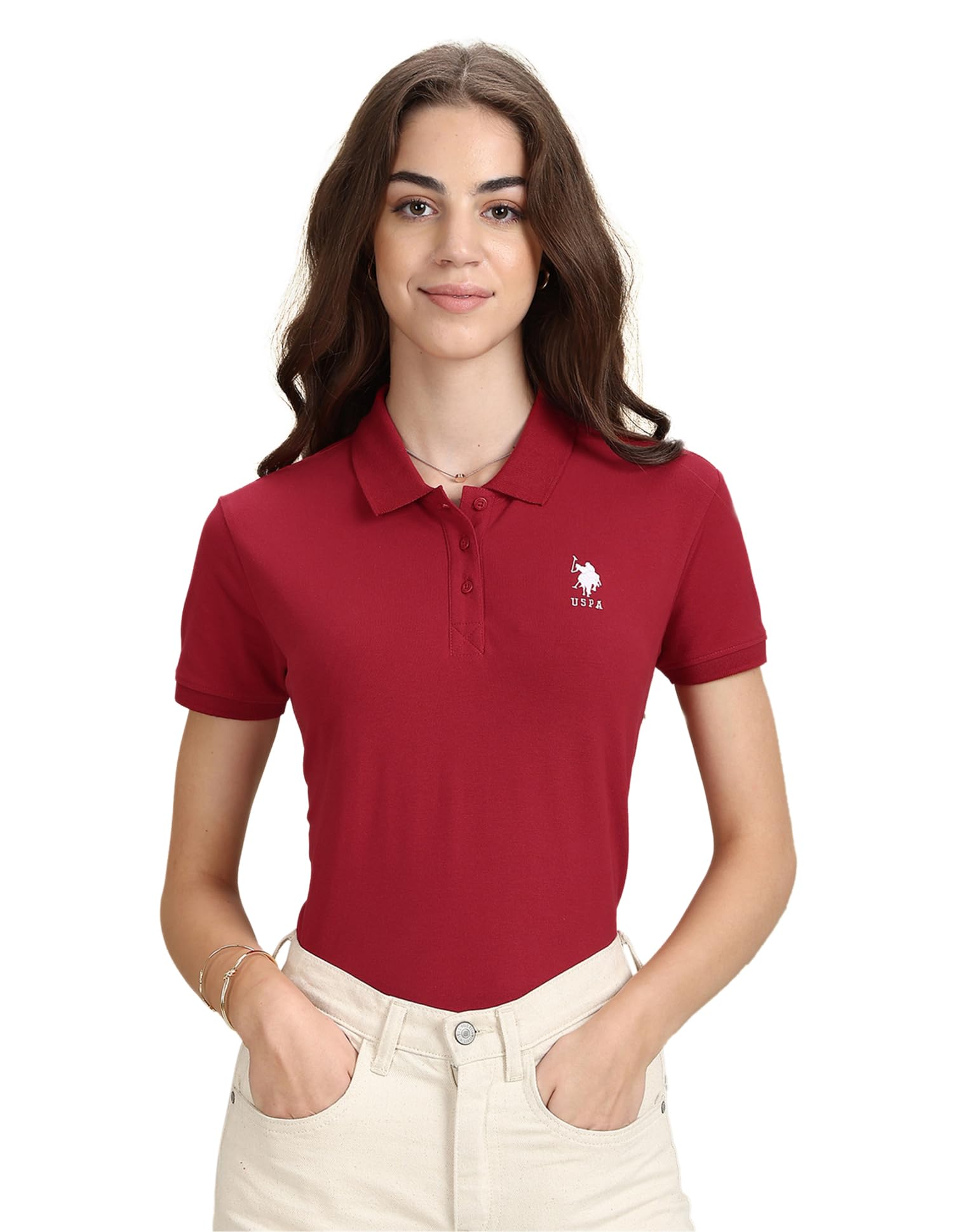 u.s. polo assn. Women's Cotton Regular Fit T-Shirt-picture-35
