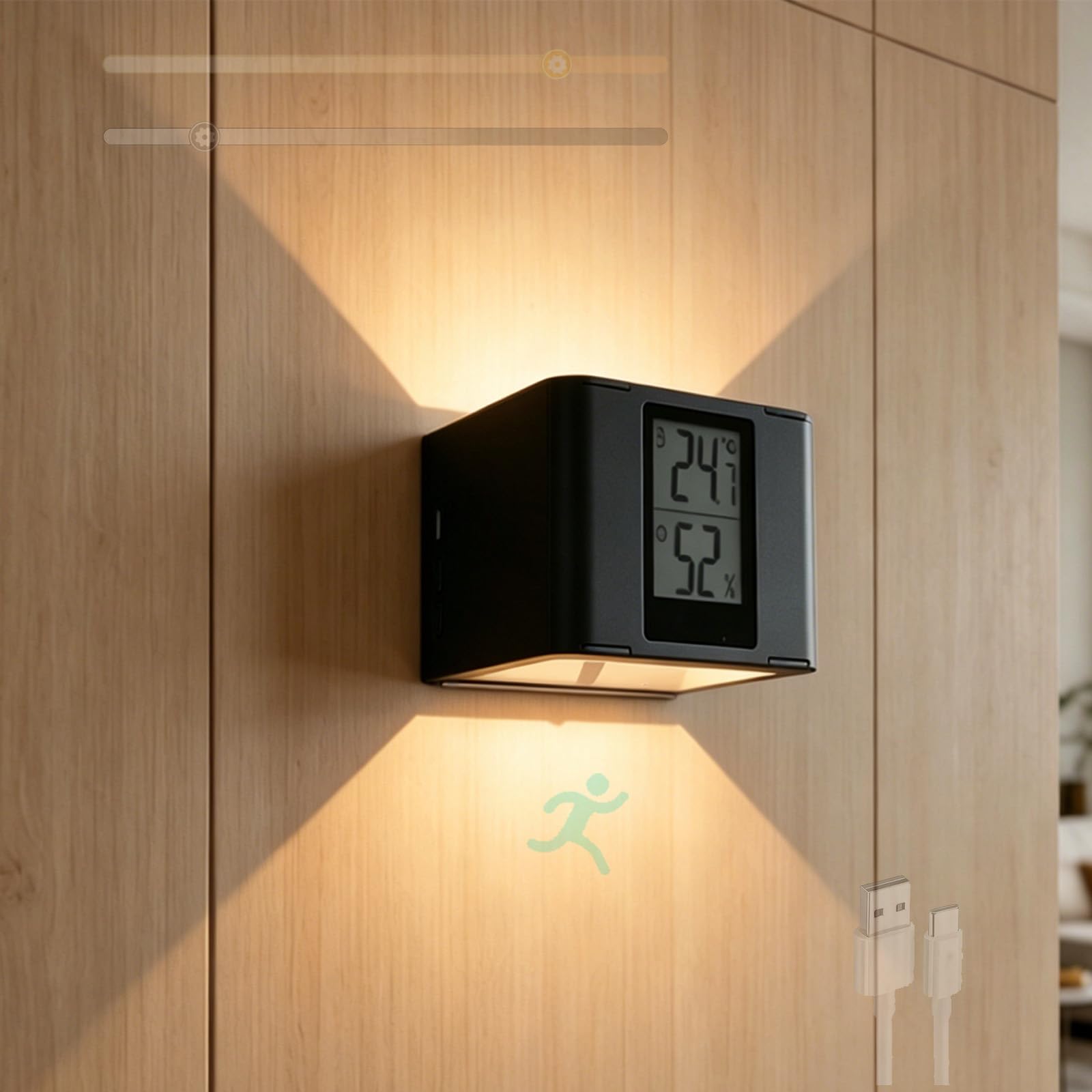 Lámparas de pared LED con sensor para iluminar y cuidar tu dormitorio 8