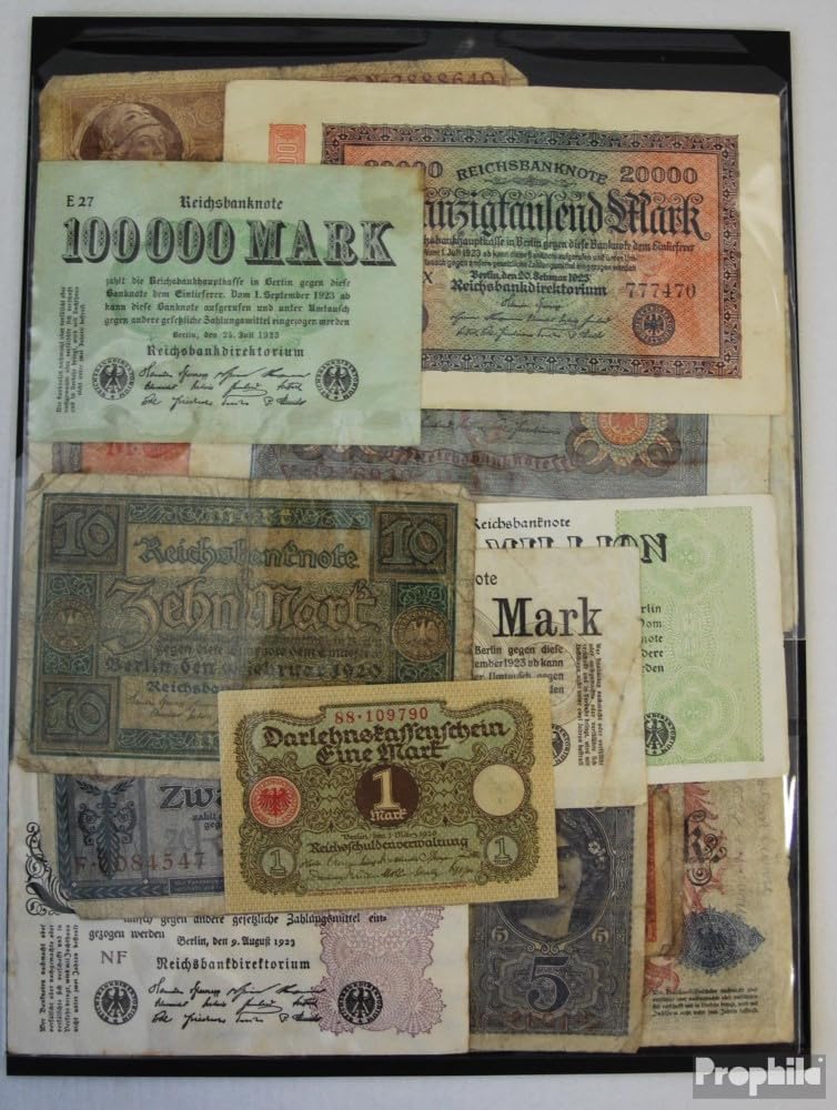 Prophila Collection alemán Imperio 25 Varios Billetes de Banco (Billetes de Banco para coleccionistas - sin Medio de Pago)