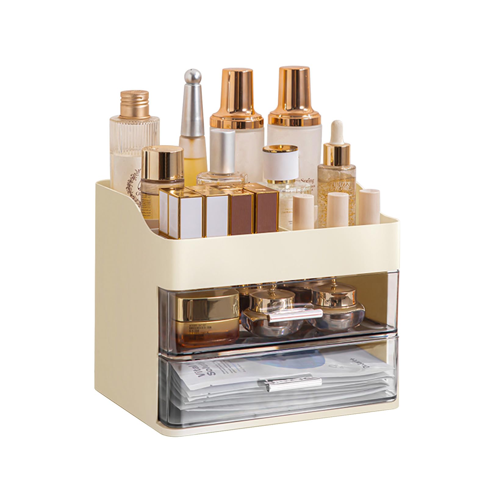 DASITON Makeup Organiser with 2 Drawers