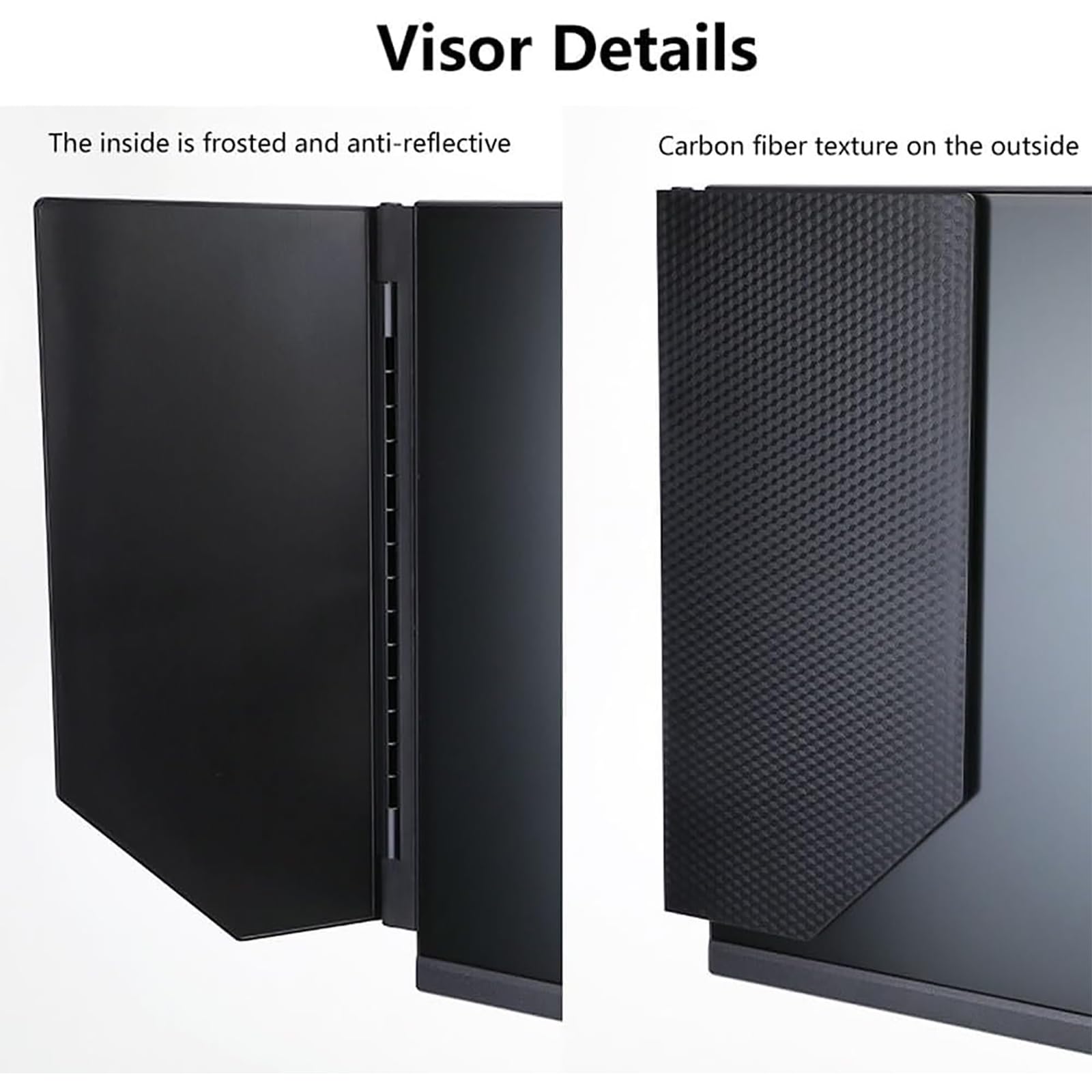 Mostrar El Monitor del Monitor Sunshade, Shade De Sol En La Computadora Portátil Anti-Glare, 24-27 Pulgadas Ajustables, Soporte De Ajuste De Ángulo De 180 °, Protege Los Ojos, La Capacidad