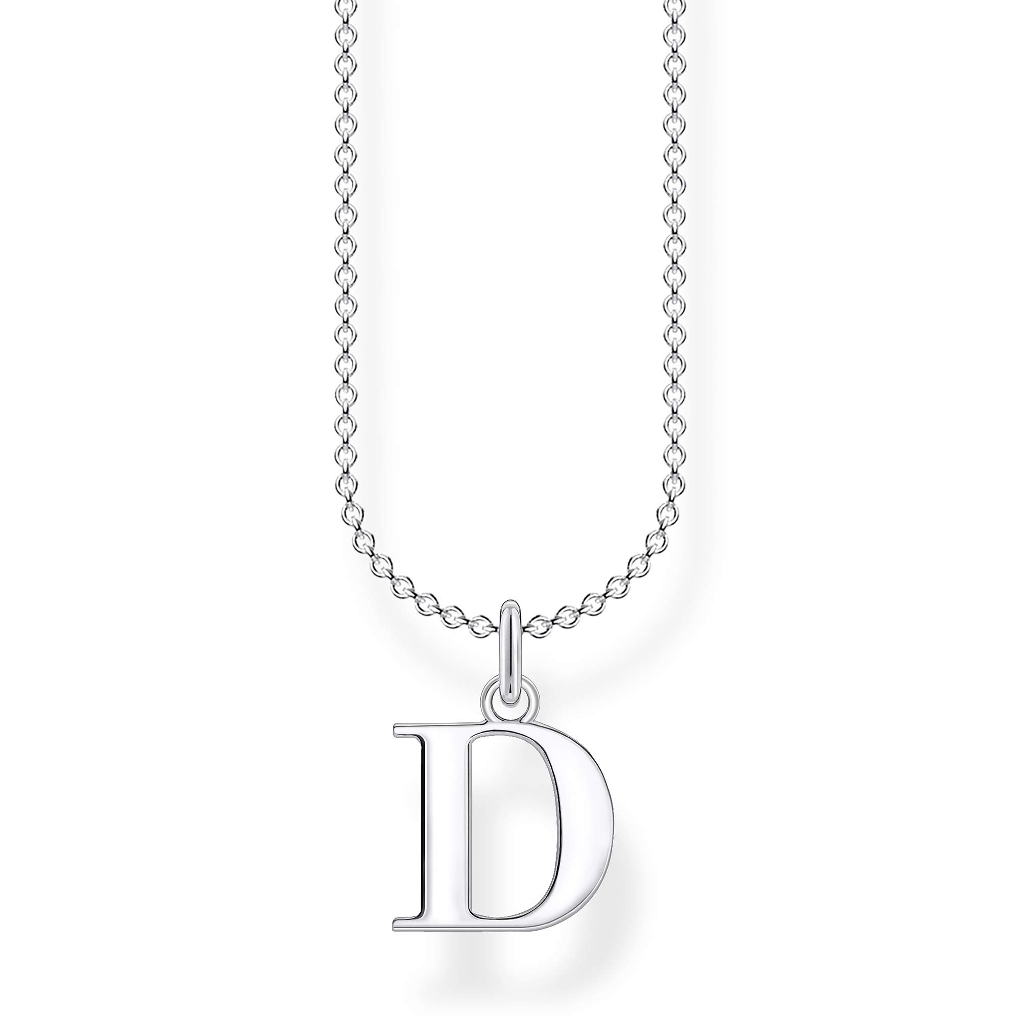 Thomas Sabo Necklace letter D 925 Sterling Silver