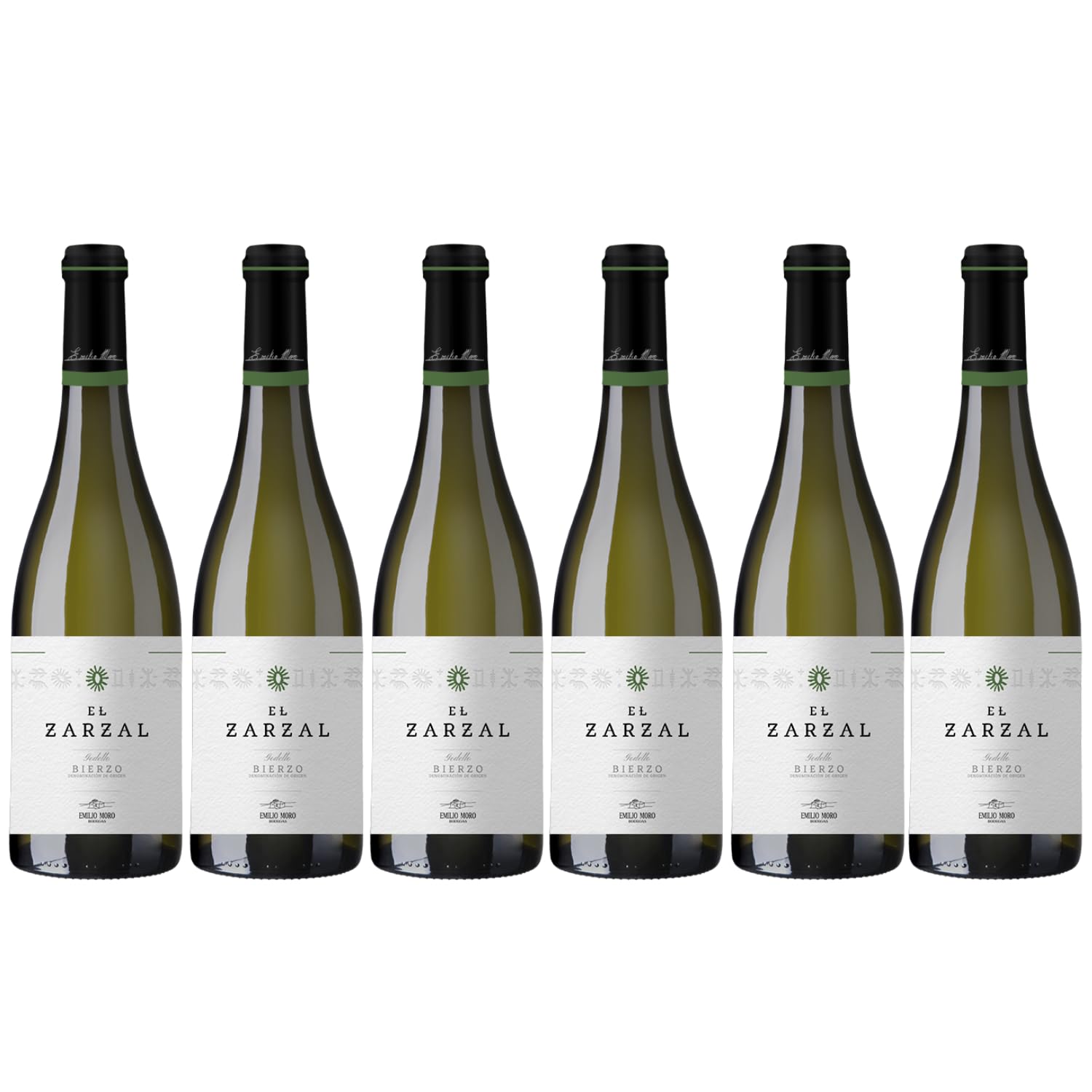 EMILIO MORO - El Zarzal, Vino Blanco Afrutado, Variedad Godello, El Bierzo - Pack de 6 Botellas x 750 ml