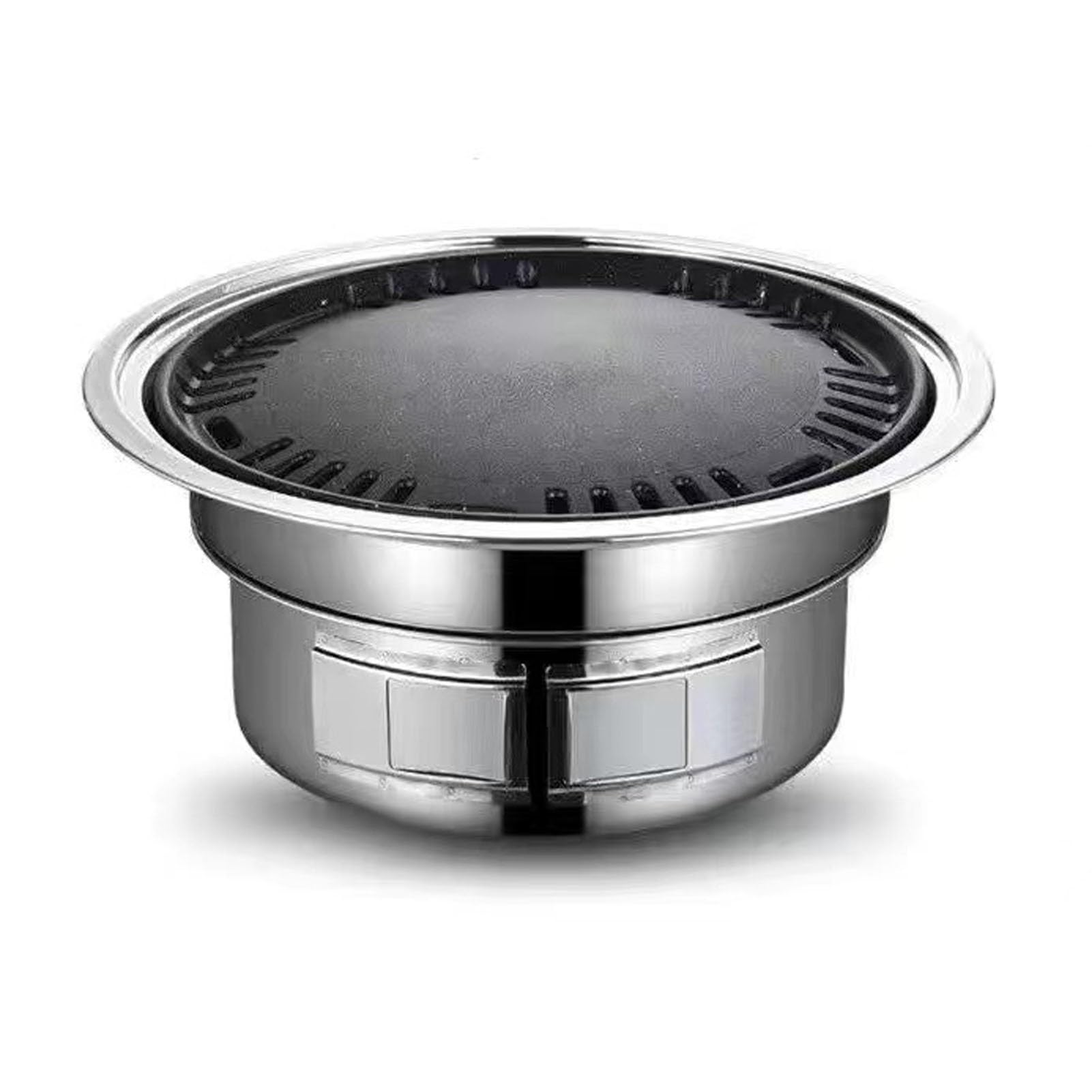 Barbecue de table compact inox pour petits espaces, balcon et pique-nique