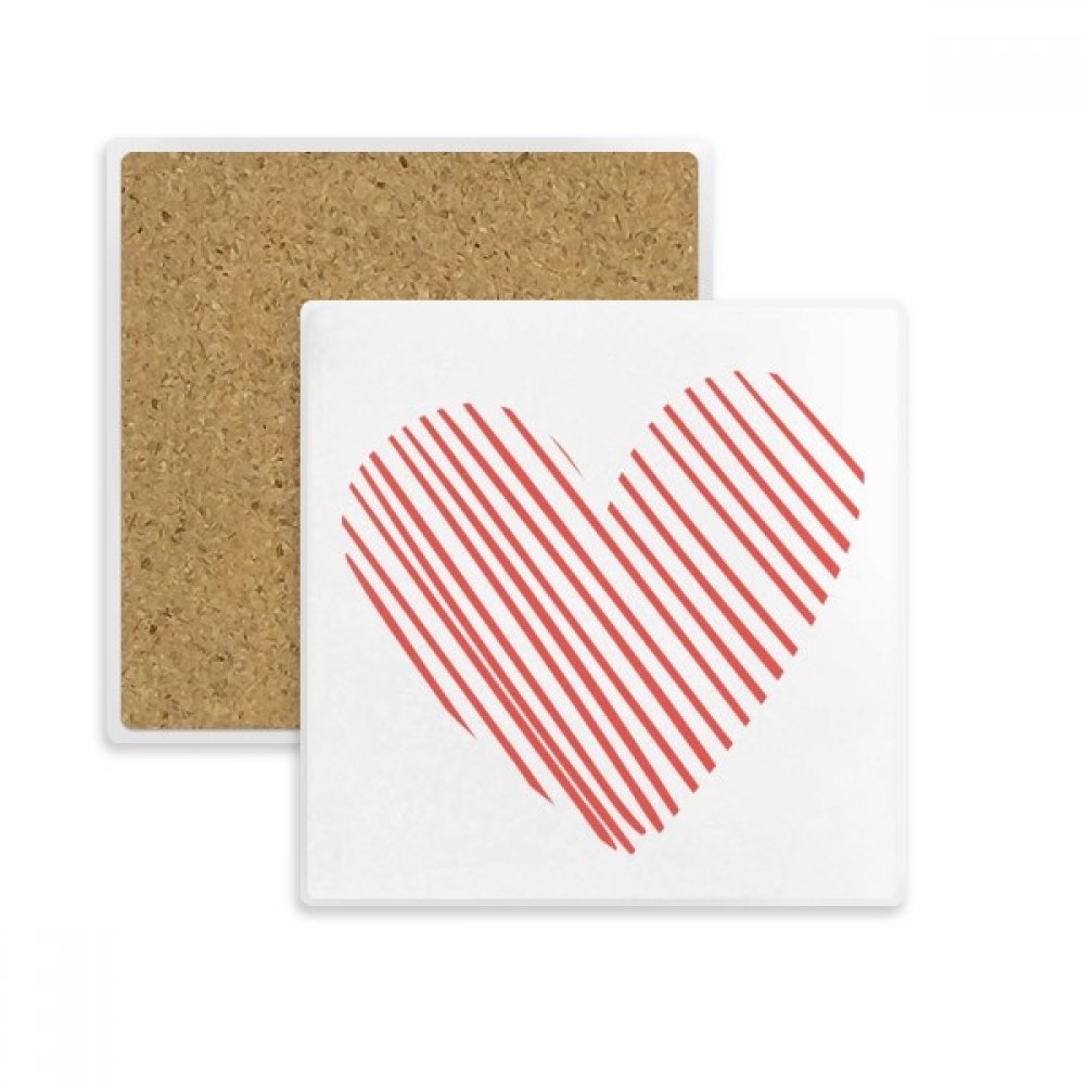 Dessous de verre Saint Valentin pour apéritif et pause café