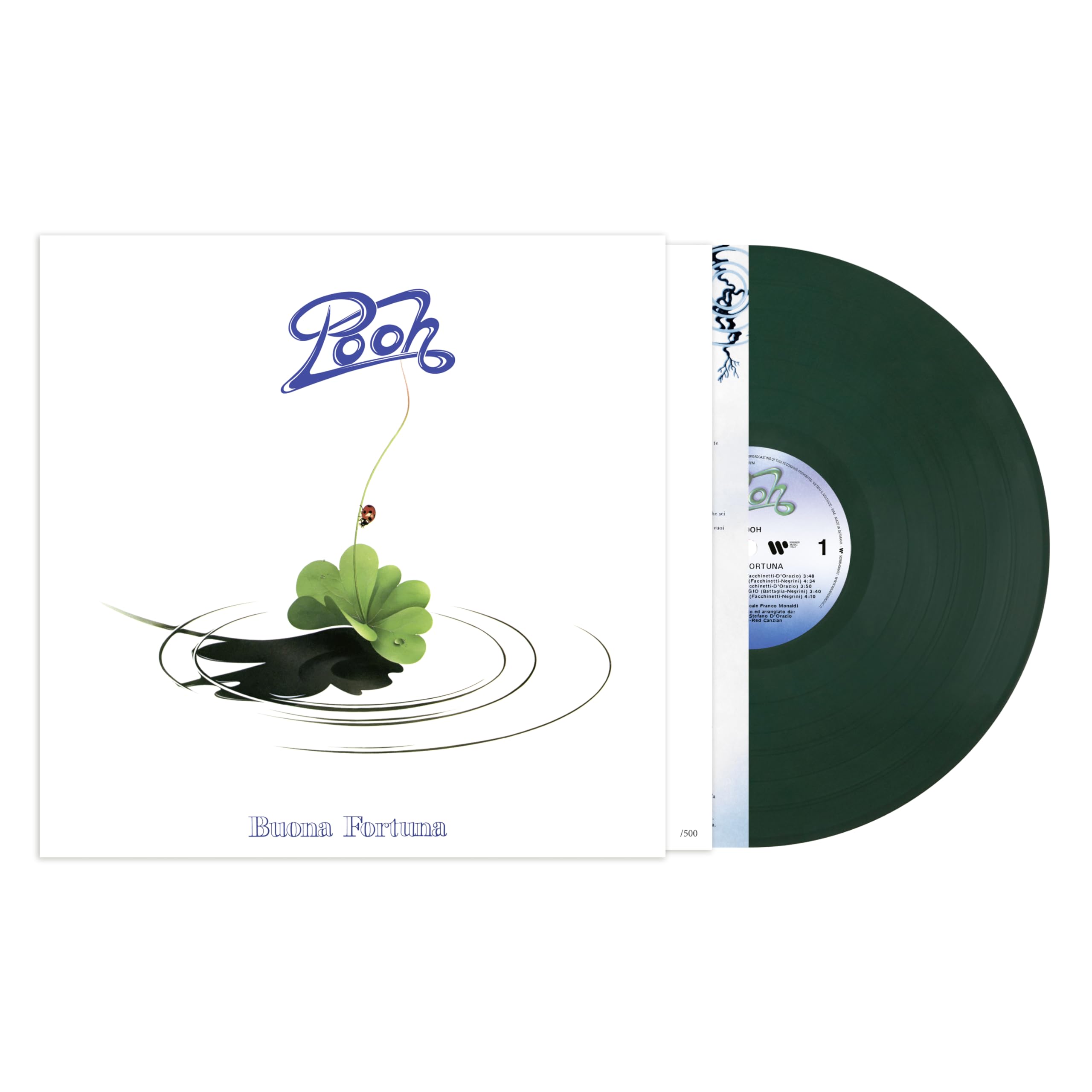 Pooh Buona Fortuna LP Vinyl 180 Grams Dark Green Limited Numbered Insert