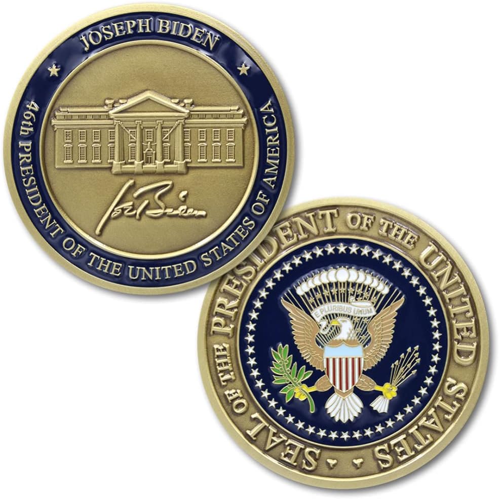 Joeseph Biden POTUS 46th President of The United States of America Challenge Coin