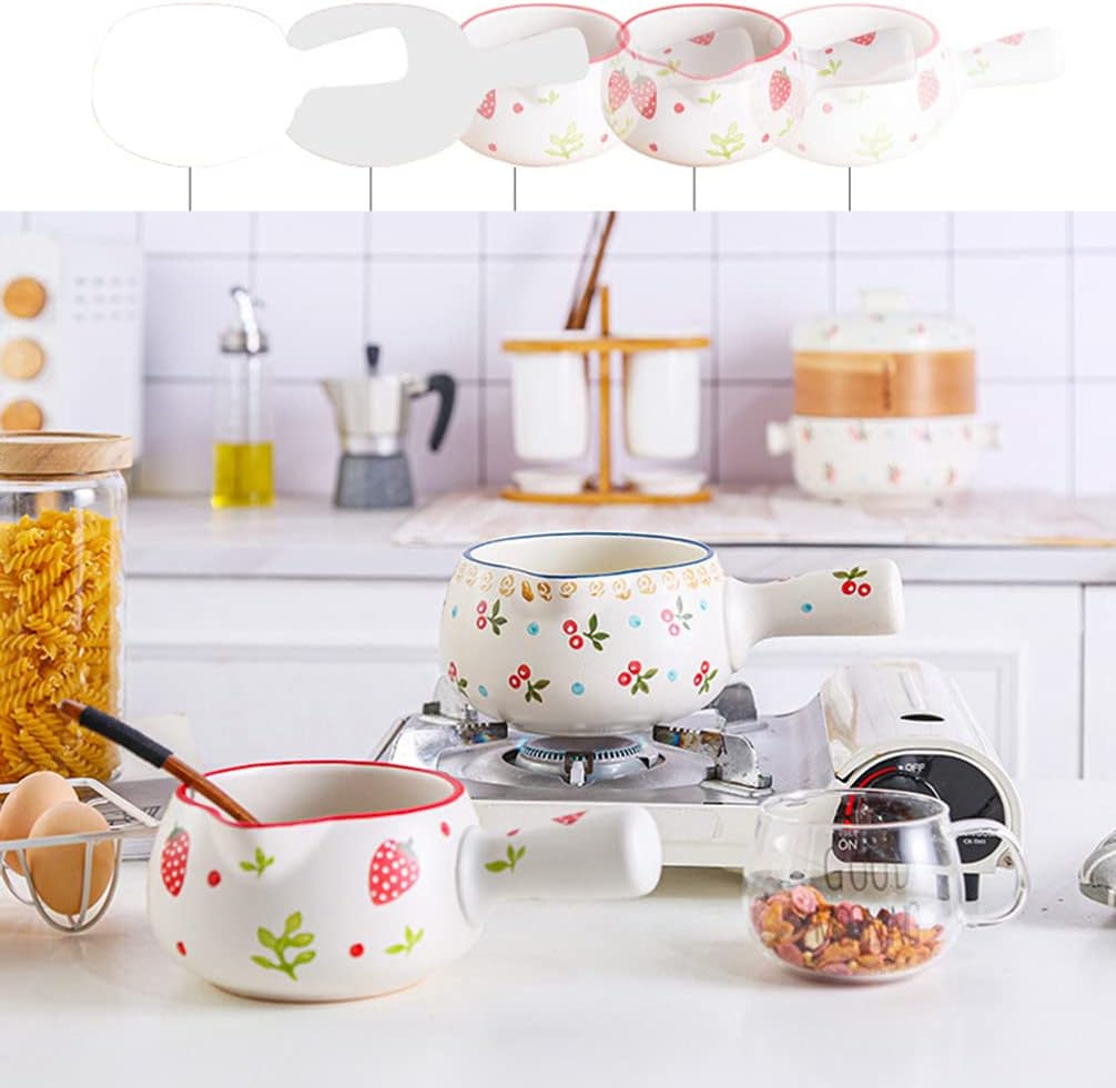 Milk Pot Mini Saucepan Butter Warmer Cooking Pot for Noodle Butter Soup Coffee Milk Baby Food 800ml