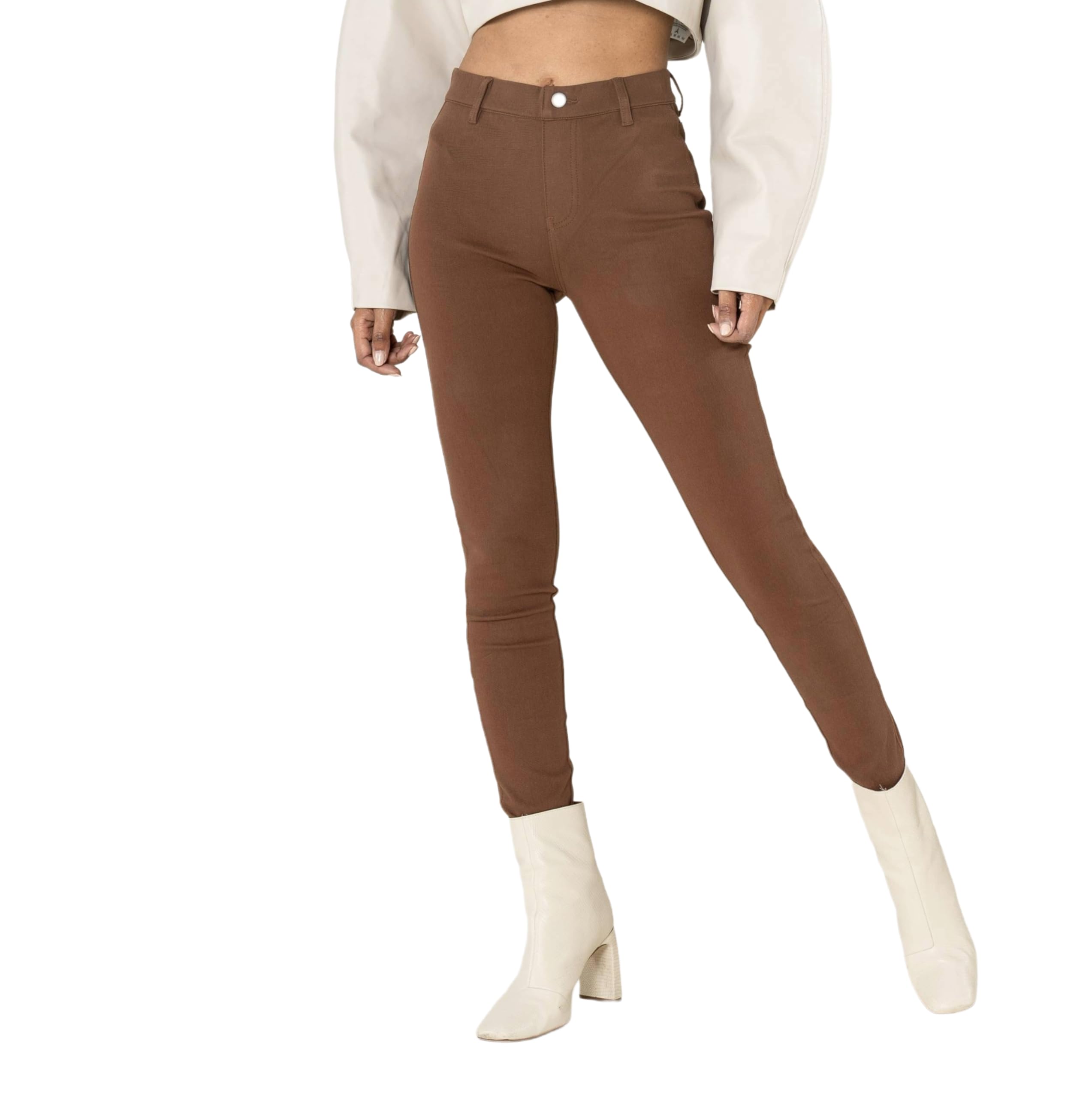 LOLALIZA slim fit broek met pailletten zwart