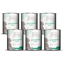 MjAMjAM – Cibo umido premium per gatti – Pollo succoso con broccoli, confezione da 6 (6 x 800 g), senza cereali con extra carne