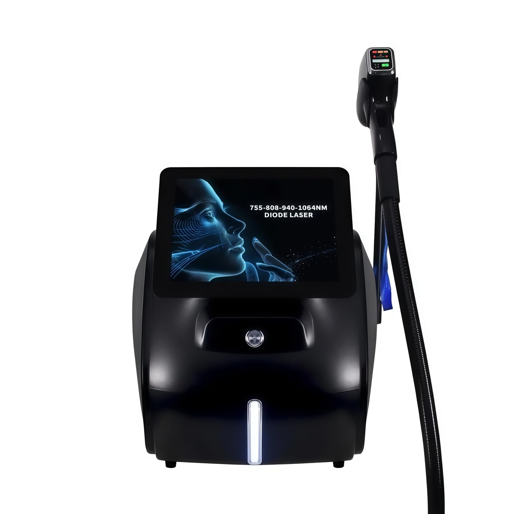 Applicazione di depilazione facciale a diodo laser FAC domestico, per tutta la famiglia, depilatore laser a diodo a 4 lunghezze d'onda per depilazione intera del corpo, certificazione CE