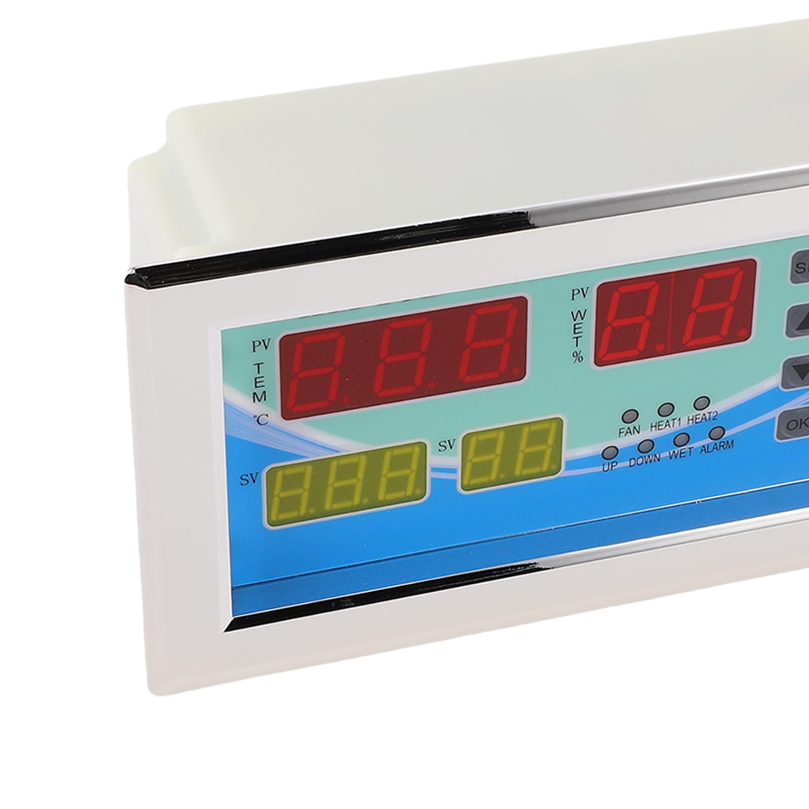 Eujgoov Higrómetro de Termostato Digital para Incubadora de Huevos Gran Pantalla LCD Muestra de Temperatura Automática Control de Humedad