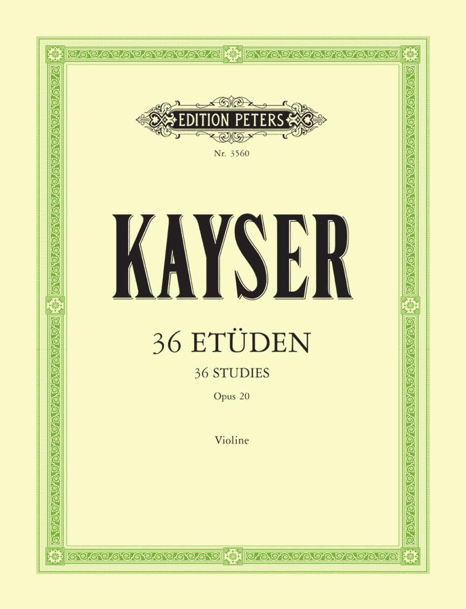36 Etüden (Etudes), Op. 20, "für die Violine"
