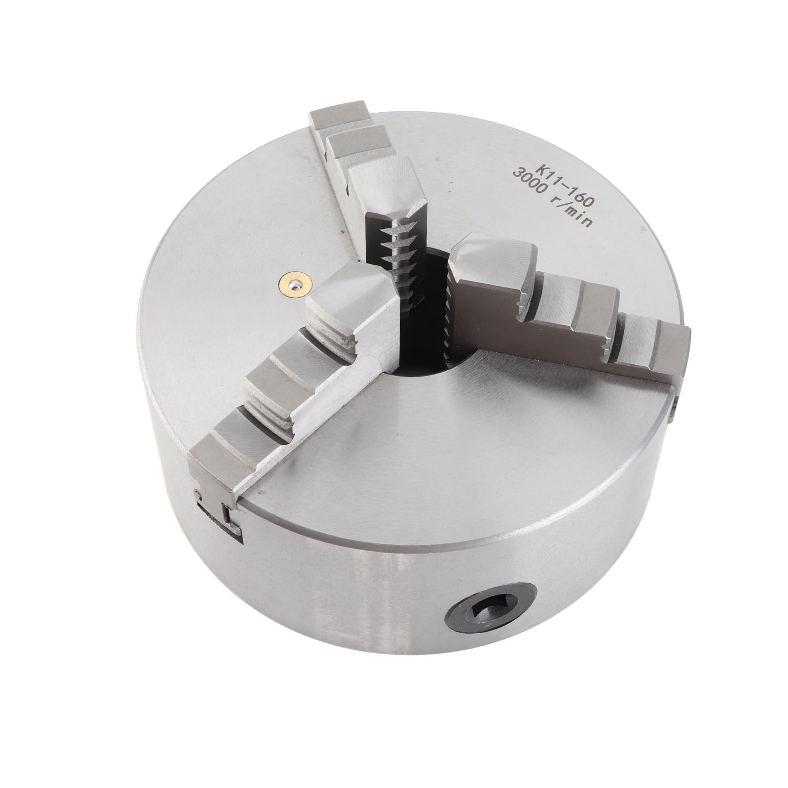 Akozon K11-125 Mandrino Autocentrante a 3 Ganasce con Chiave, per Tornio