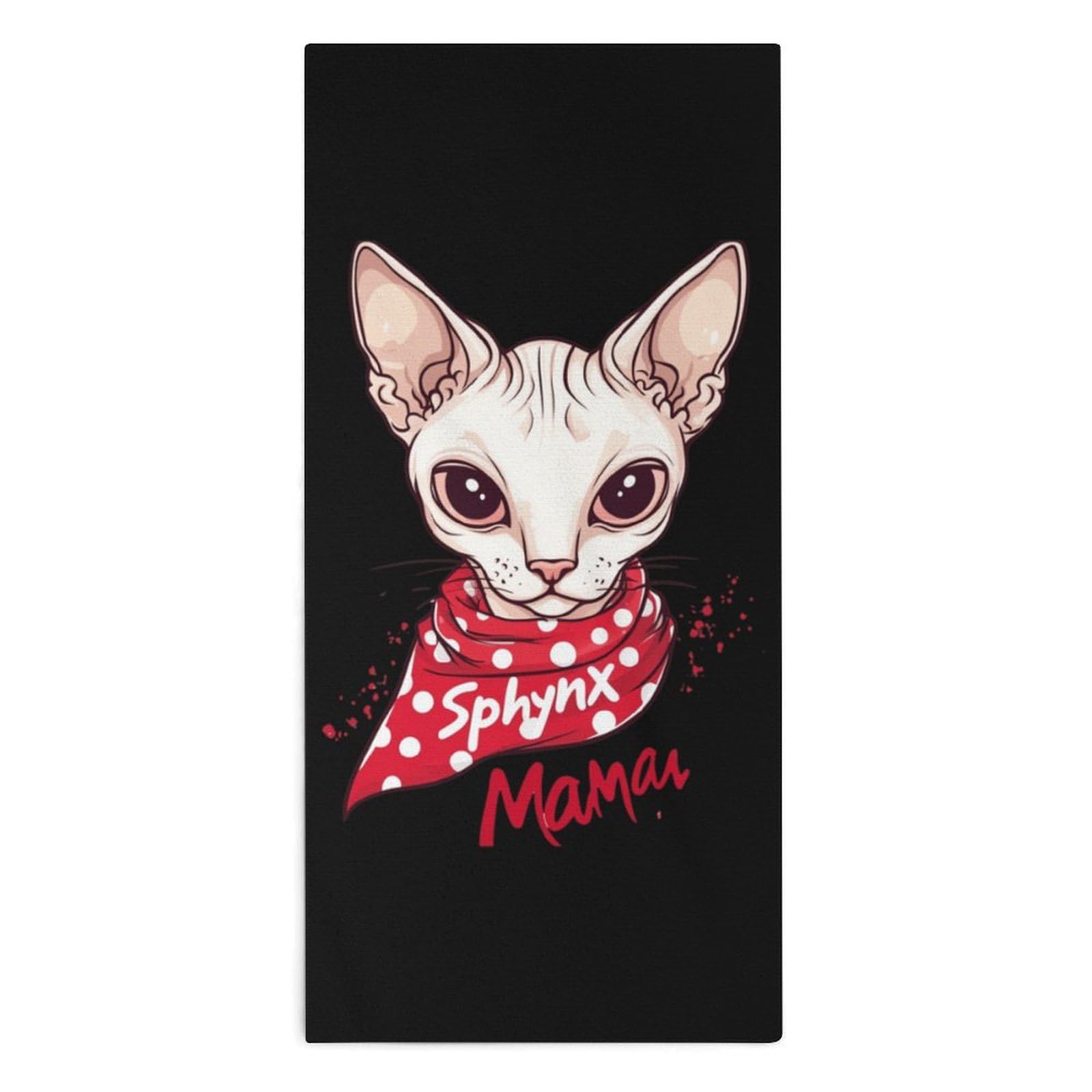 TXFBTRFSA Sphynxes-Mamas Cat Hand Towels for Adult Face Towel Bath Beach Swim Accessories