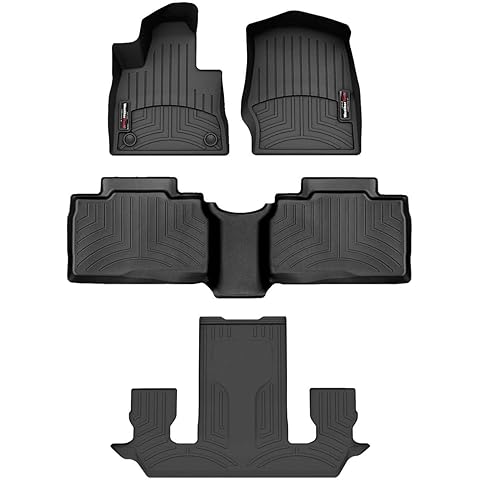 Weathertech Custom Fit FloorLiners for Ford Explorer, Explorer ST, Explorer Hybrid - Full Set (4417161-441575-2-5), Black