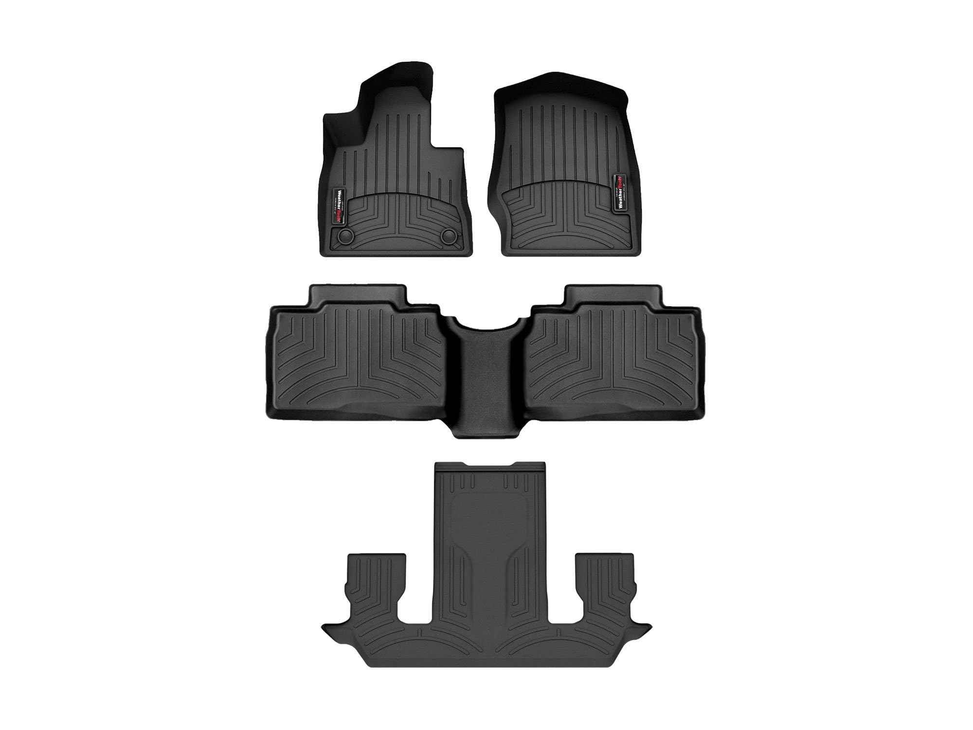 WeatherTech Custom Fit FloorLiners for Ford Explorer Explorer ST Explorer Hybrid - Full Set 4417161-441575-2-5 Black