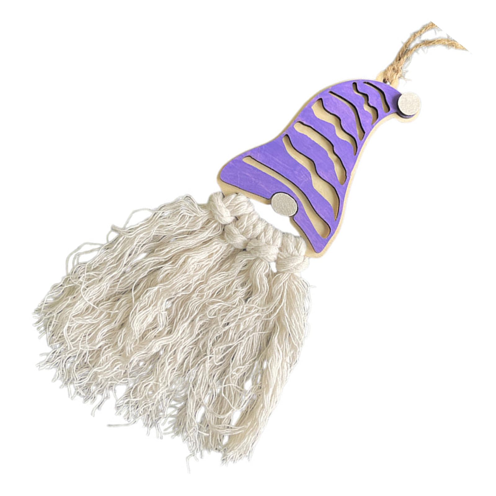 carotoe Christmas Suspended Charm with Running Fringes Oaken Holiday Deck for Inside Use Artisanal Holiday Charm Decoration