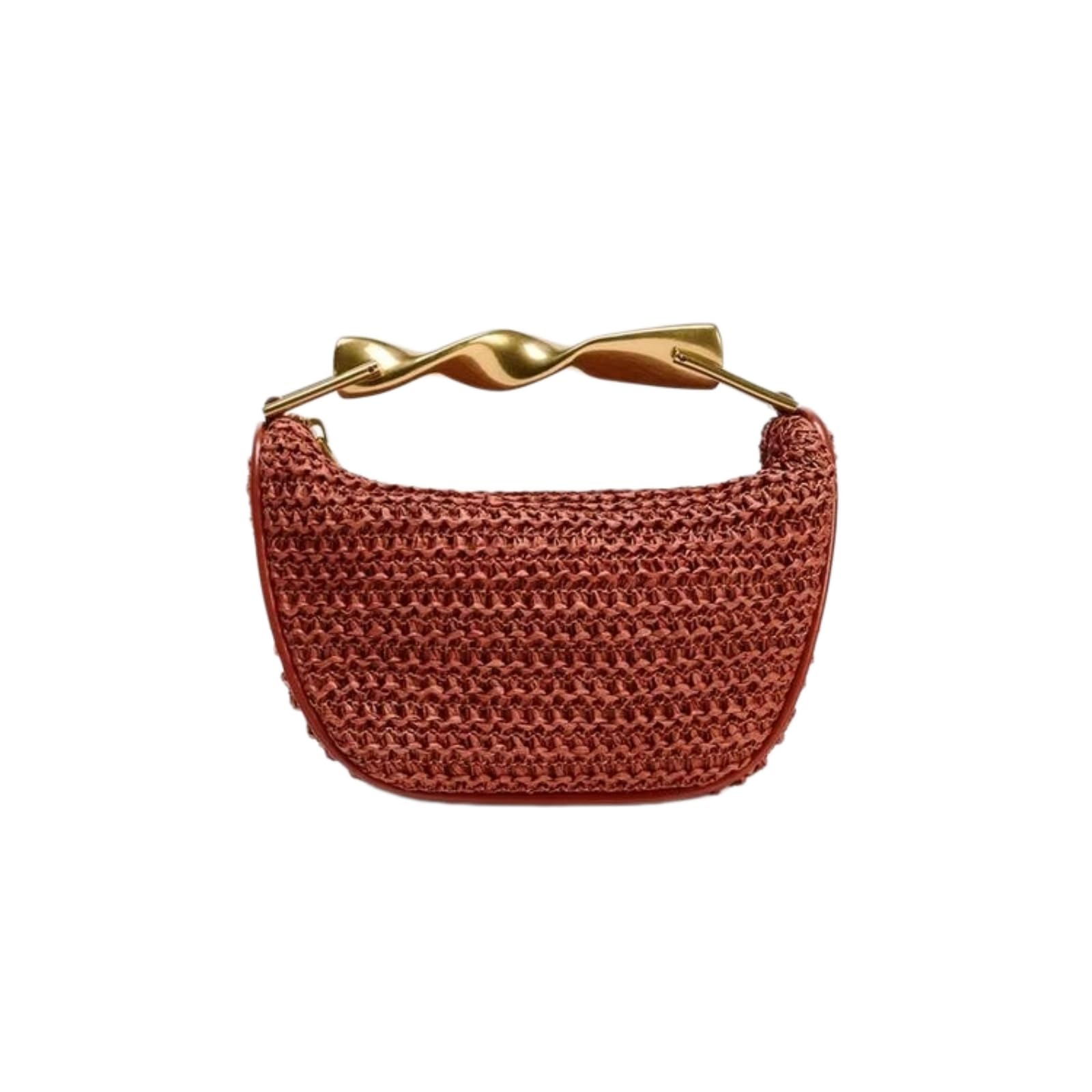 Sommerstrand-Stroh-Schultertaschen Damen-Stroh-Eimer-Handtasche gewebte Handtaschen Freizeit-Tote Crossbody
