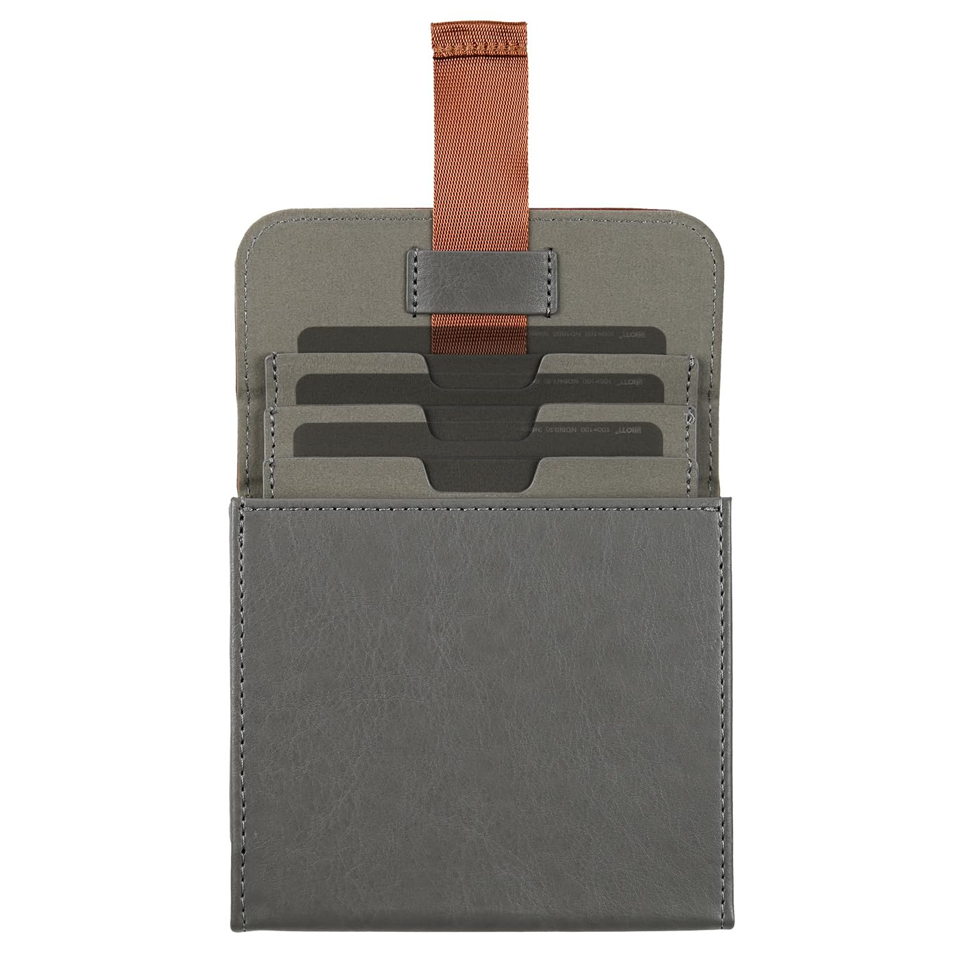 SIOTI Camera 100 * 100mm Square Filter Case 3 Pockets, Leather Filter Pouch, Compatible with 100mm*100mm Square ND/GND/Colorful Filter