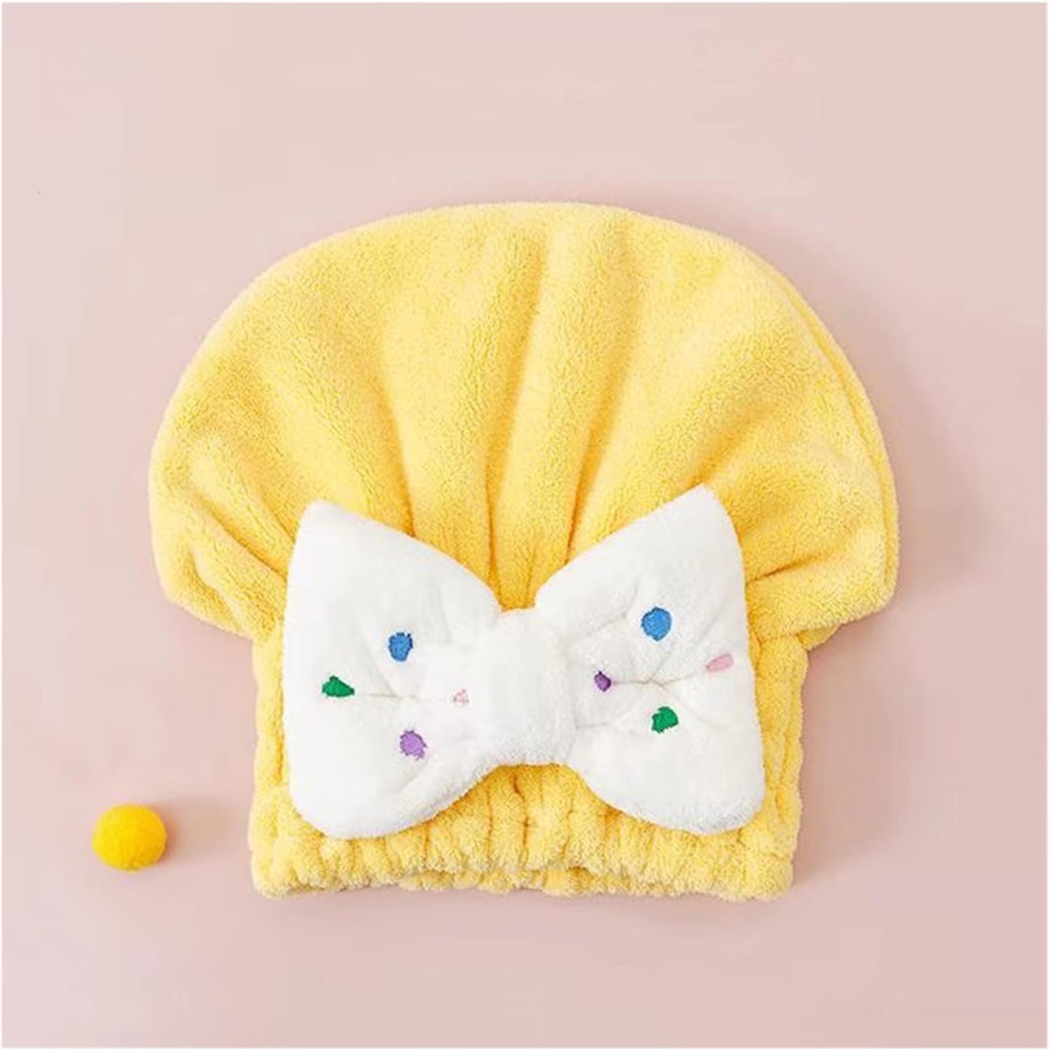 JSEIAJB Quickly Dry Hair Wrapped Towels Dry Hair Hat Bath Hats Portable Coral Fleece Shower Cap Bath Accessories(D)