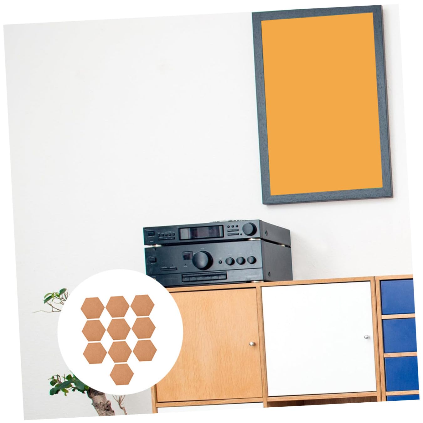 STOBOK 10stücke Kork-nachrichtentafel Selbstklebend Pinnwand Für Wandaufhängung Memo-board Als Hinweistafel Kork-memotafel Für Büro Und Zuhause