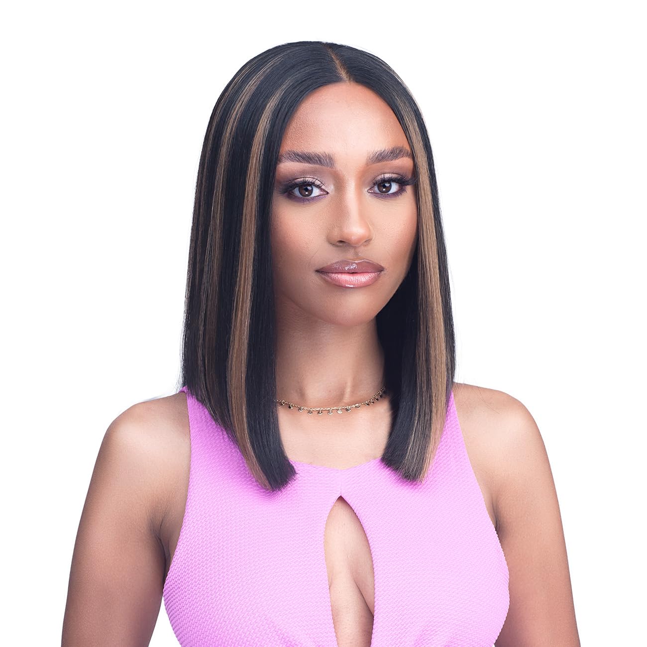 Bobbi Boss HD Lace Front Wig MLF740 Transparent Lace Rosalia (TSHL1B/613)