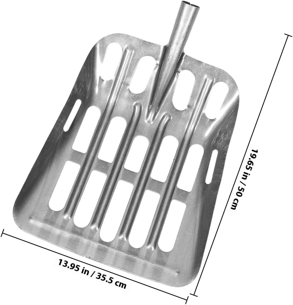 Multi-Function Corn Collect Shovel with Soil Sieve Large Farm Shovel for Gardening and Outdoor Use Sturdy Steel Construction