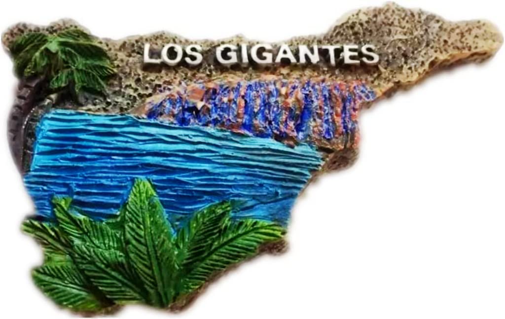 Resin-979 Los Gigantes Tenerife Spain Fridge Magnet Refrigerator Magnet Decoration Magnet Sticker Souvenir Resin Crafts