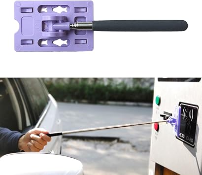 Automotive Card Access Extension Rod Smooth Telescoping Mechanism Rainproof Tool Suitable For Elderly Novice Drives Gate Opener Tool