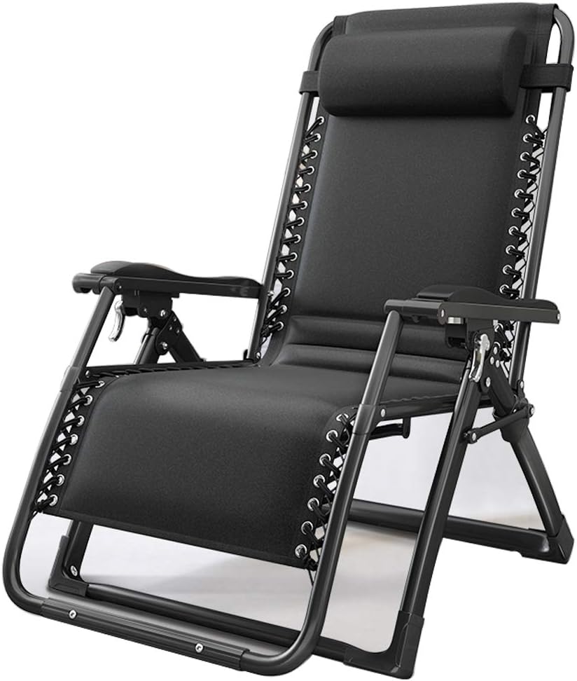 Tumbonas Plegables Exterior Gravedad Zero Universal Tumbona Reclinable Multiposiciones Jardin/Terraza Soporte para Tazas 115 Kg