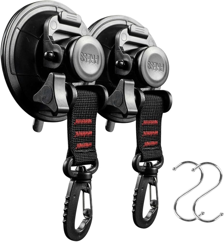 Amazon | roseddy 吸盤 フック 強力 直径9cm 耐荷重 30kg キャンプ