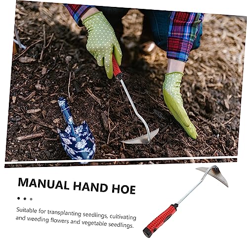 Herramienta de azada de mano para jardinería ligera miniatura 2