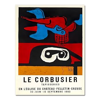 ル・コルビュジェ Le Corbusier アートポスター　A3版 12901 ポスター 絵画 A3サイズ『ル・コルビジェ』アート