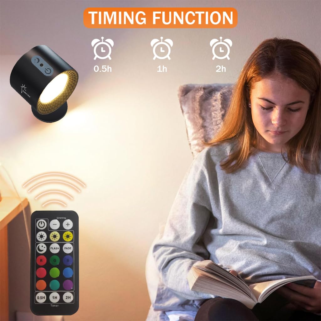 ELEPHANTBOAT Magnetic Wall Lights - RGB Night Lamp -6 ELEPHANTBOAT Magnetic Wall Lights - RGB Night Lamp -6