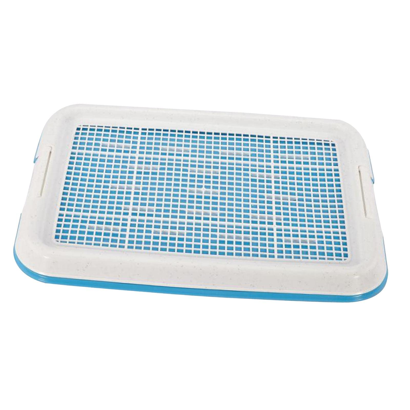 Chien Pot Toilette Formation Plateau Maille Pot Formation Plateau Chiot Pipi Support Coussin Pot entraîneur pour Chiots, Bleu