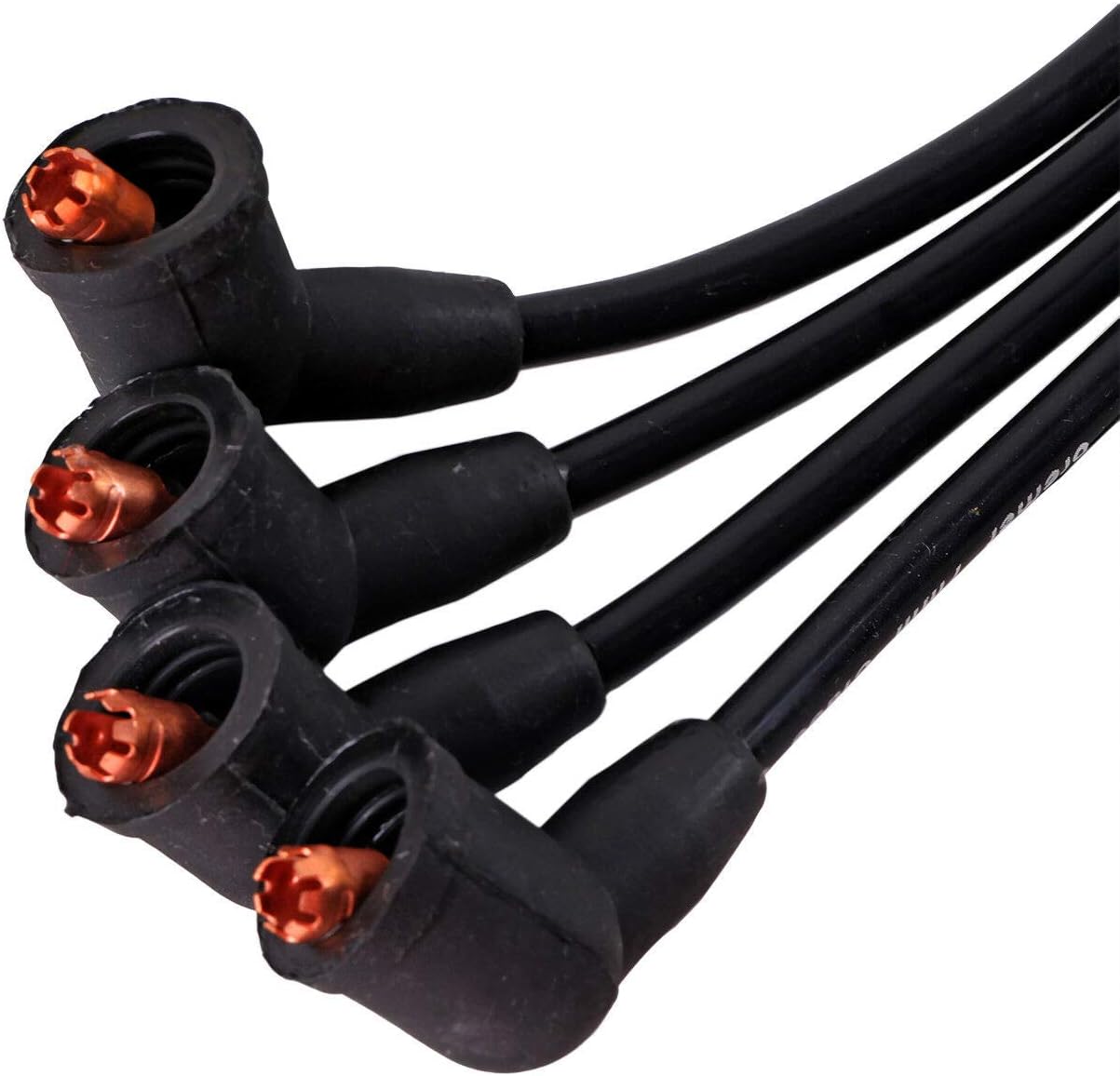 Ignition Spark Plug Wires 7mm (4PC Set) for 1995-2003 Hyundai Accent L4 1.5L SOHC