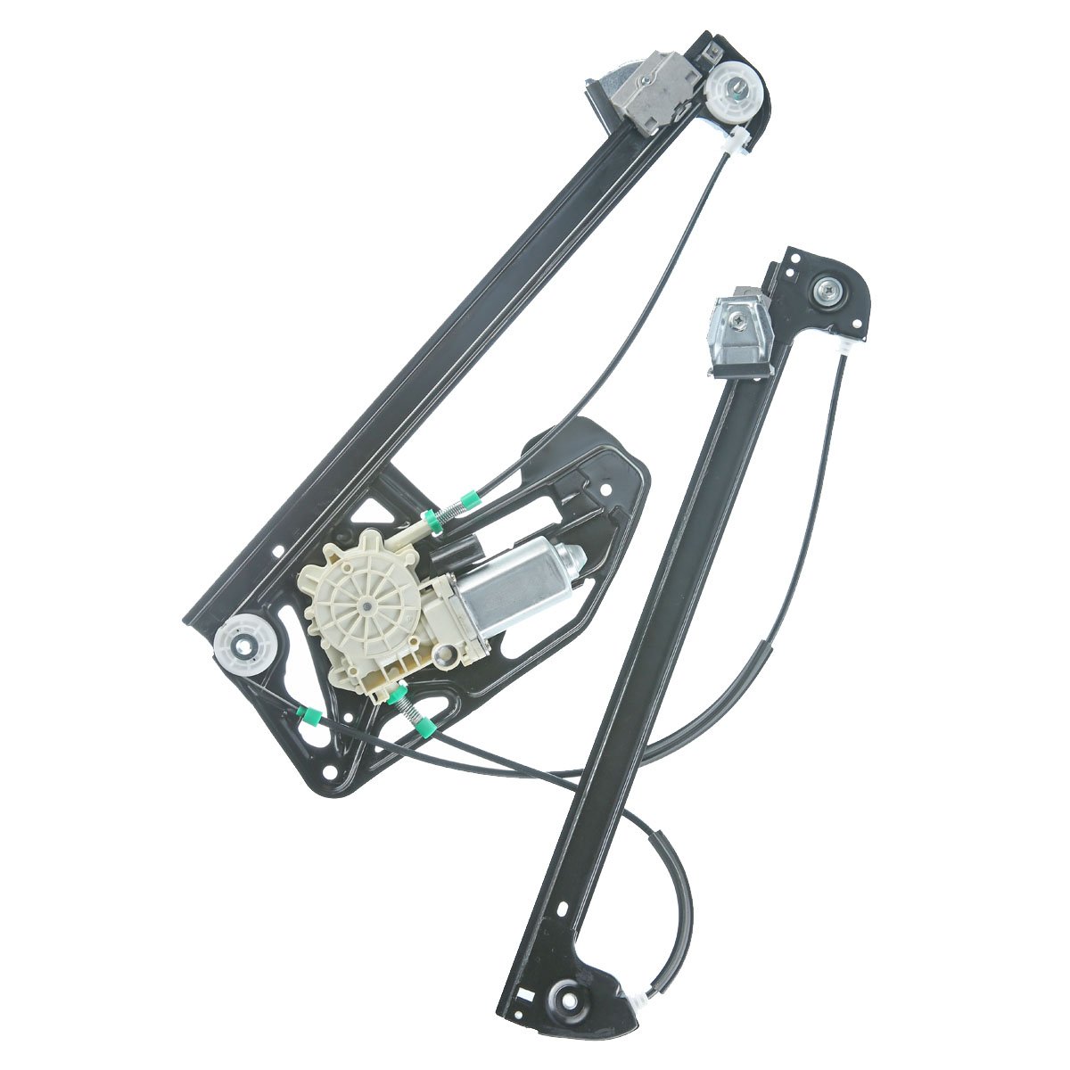 YHTAUTO Front Passenger Side Power Window Regulator with 2-Pin Motor Assembly with Insulated Glass for BMW E38 740i 740iL 750iL 1995-2001, Sedan 4-Door