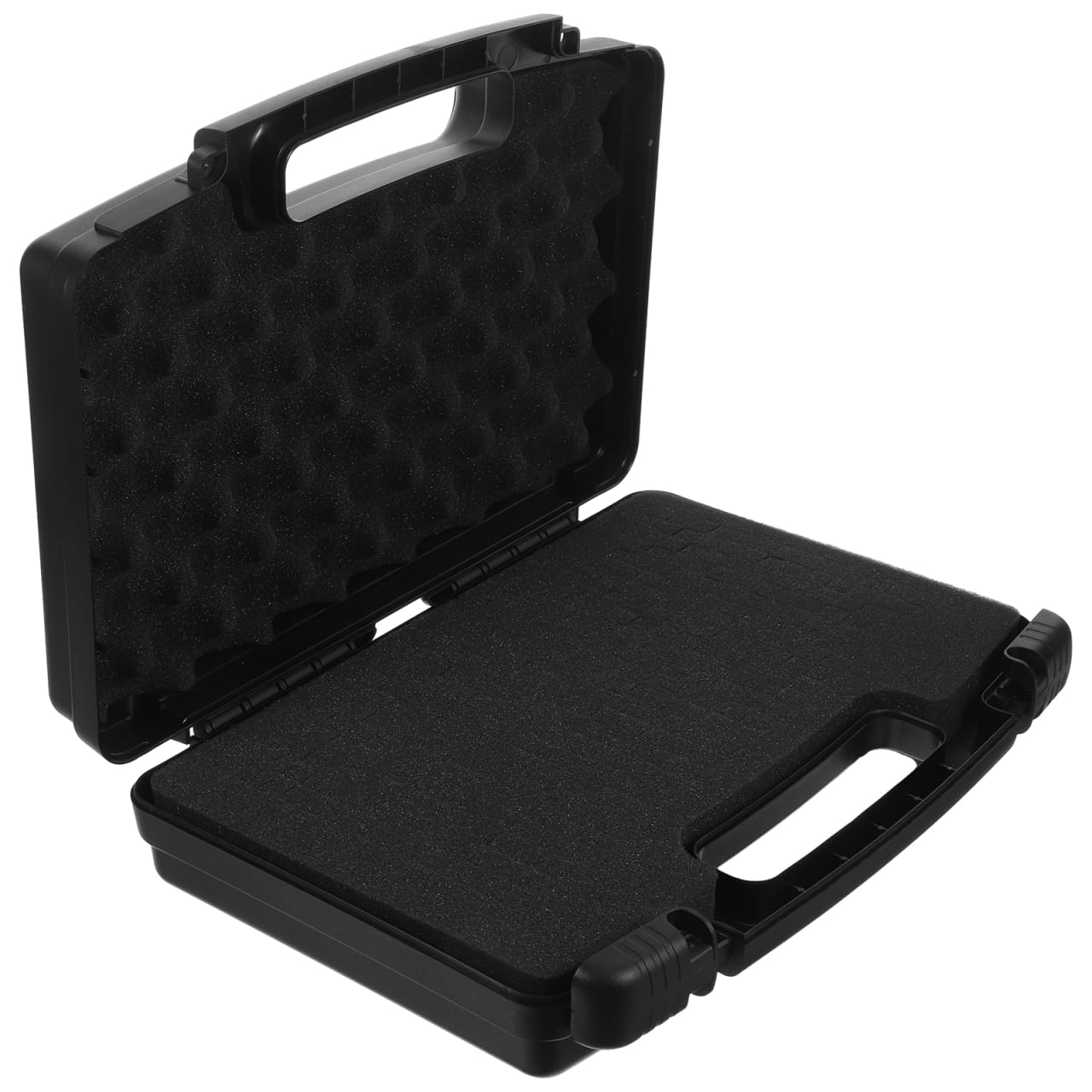 DOITOOL Cassetta degli attrezzi in plastica con manico Custodia in plastica con inserto in schiuma Custodia per attrezzi portatile Strumenti di riparazione Organizzatore per il trasporto