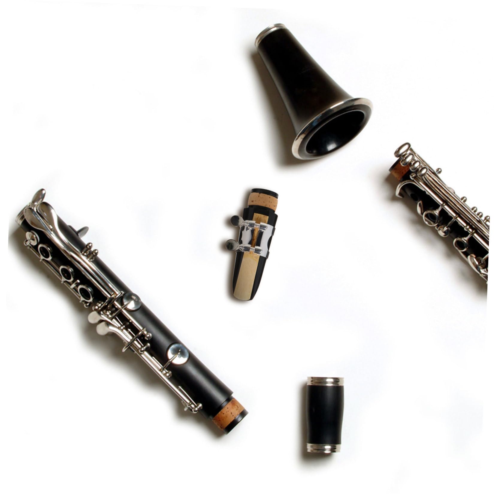 HEMOTON Clarinet Mouthpiece Set for Parts Kit Accessories Clarinet Headpiece Musical Instrument