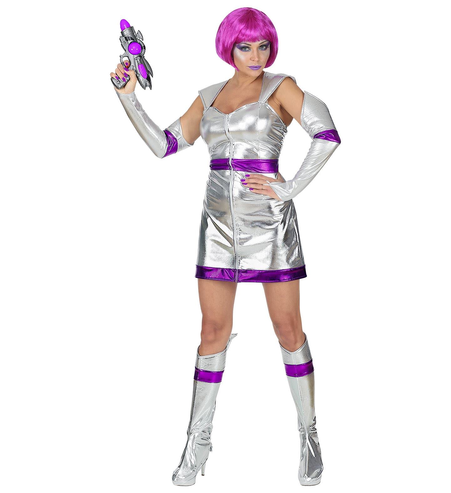 Widmann 69499 Adult Space Girl Costume Silver