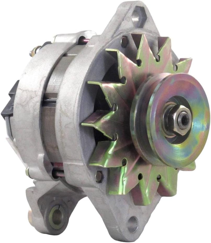 RAREELECTRICAL New 12V 65 Amp Alternator Compatible With Fiat-Hesston Tractor 100.90 115.90 130.90 63307801