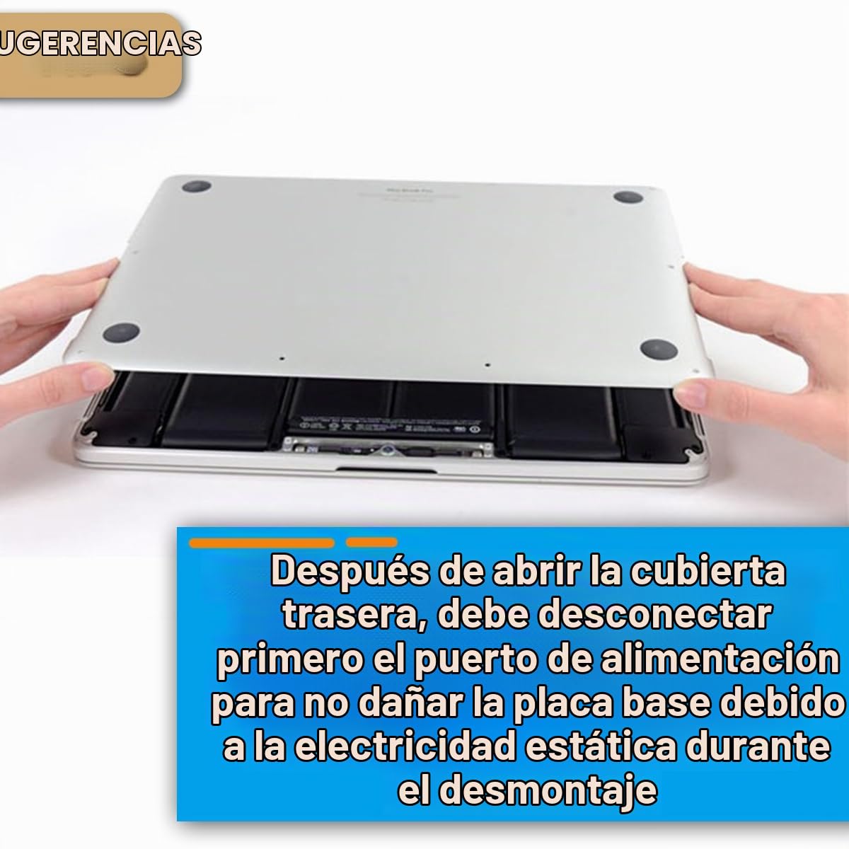 Reemplazo de Altavoces Internos L&R Compatible Con Macbook Pro 13" Retina A1502 2012-2015 NR 609-0335-A - Conjunto de Reparación