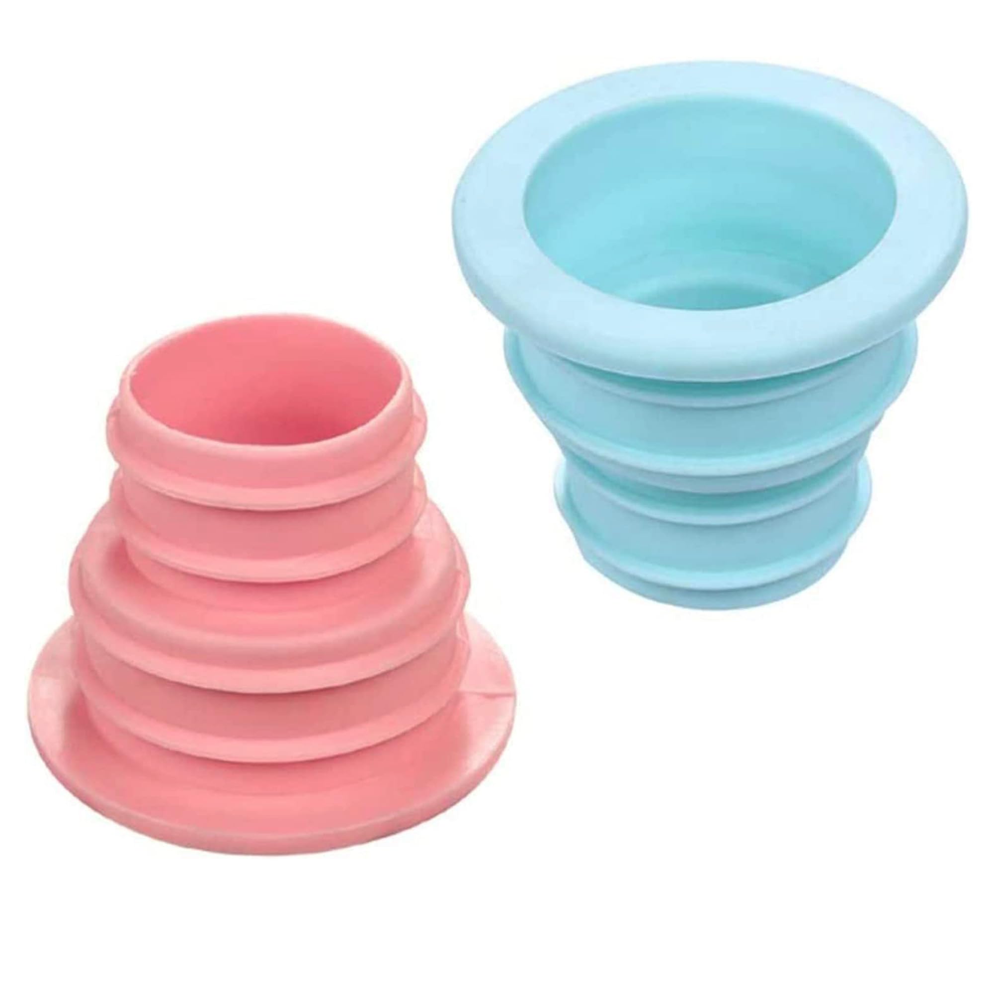 ARQIVO® Drain Pipe Seal Deodorant Hose Plug,Durable TPR Sewer Ring Connector for Bathroom, Laundry, Washing Machine & Kitchen Cleaning Tools (Pack of 2)
