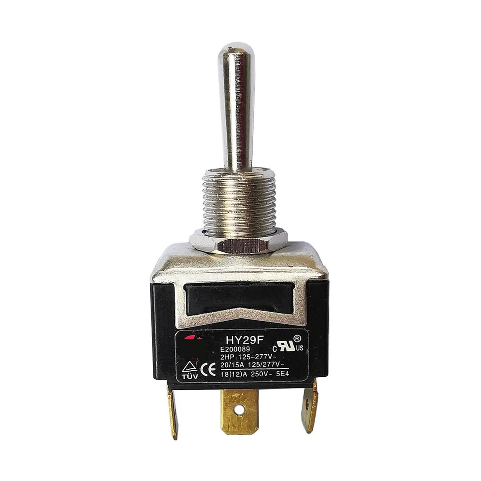Interruptor de Palanca SPST HY29F de 18 A y 3 Pines, 3 Posiciones, for Amplificador de válvulas