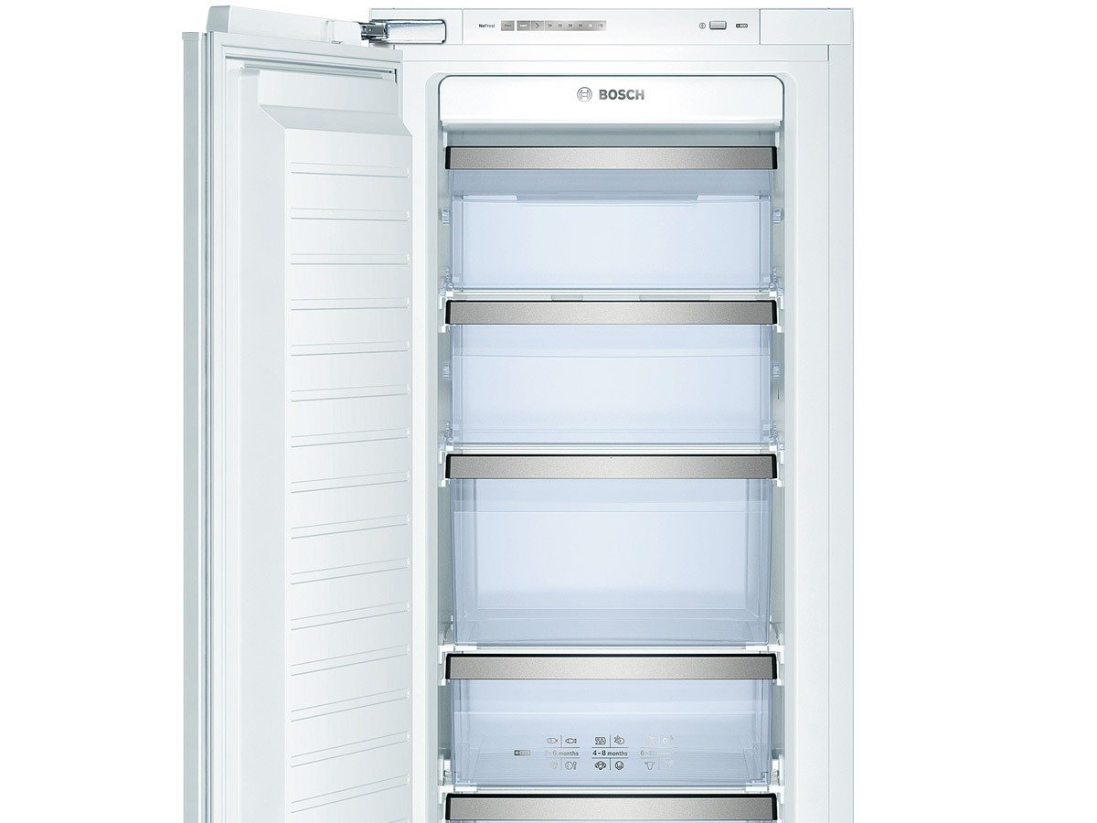 Bosch GIN38P60 Gefrierschrank/A++ / 177,2 cm Höhe / 244 kWh/Jahr / 213 Liter Kühlteil / 213 Liter Gefrierteil/Optischer und akustischer Alarm bei Temperaturanstieg/weiß
