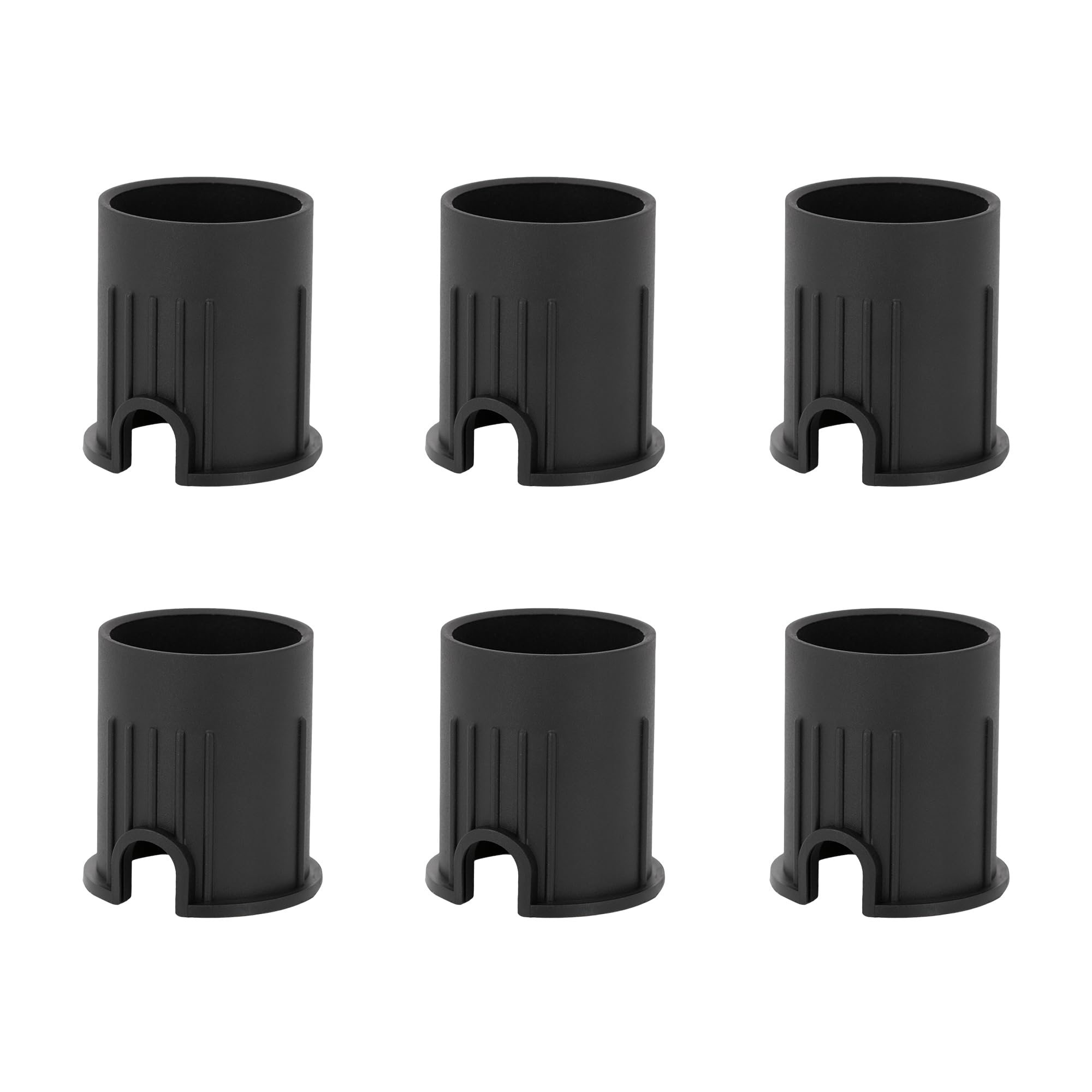 SSC-LUXon 6x Einbaudose Zubehör für JAVO Mini-Bodeneinbaustrahler - Kunststoff Dose Ø 47 x 50 mm zum Einbetonieren