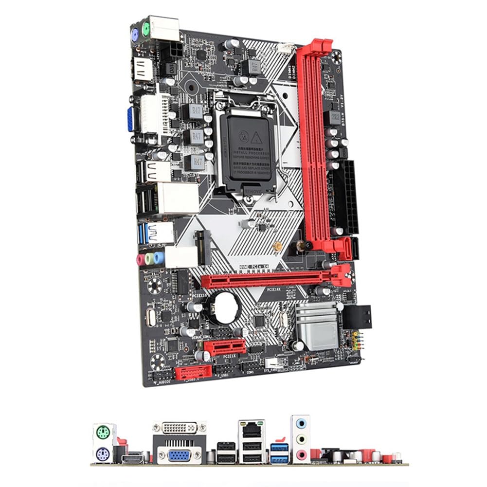 B75-H płyta główna do komputera stacjonarnego z 1X8G DDR3 1600 MHz RAM LGA 1155 części zamienne akcesoria do procesora I3 I5 I7 USB 3.0 SATA 3.0 obsługa do 16 GB
