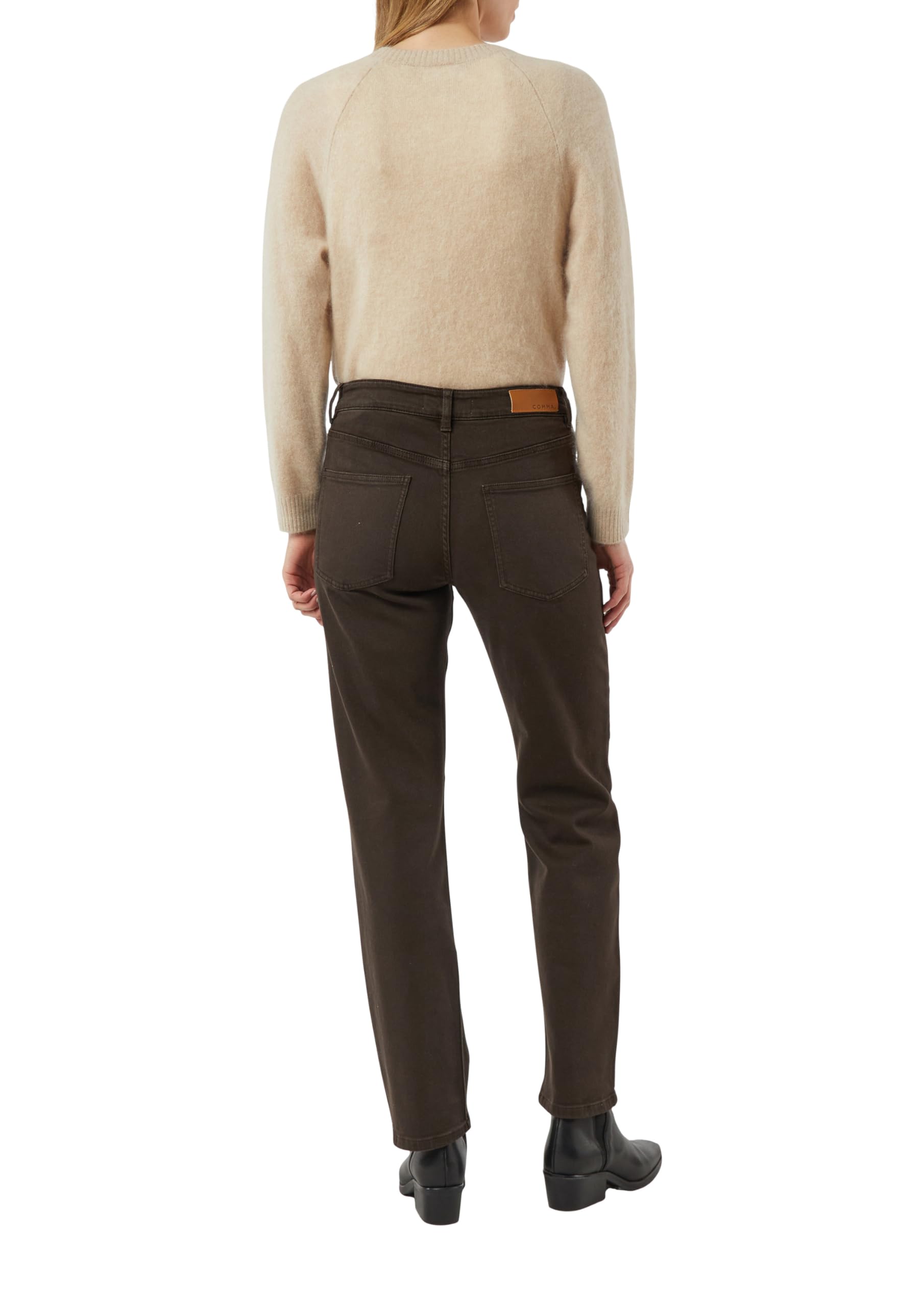 COMMA Elastische Jeans mit Straight Leg