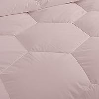 Vista 3 de Feather and Loom - Edredón alternativo para todas las estaciones, funda de microfibra suave y de fácil cuidado, relleno de fibra hipoalergénica